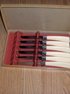 Vintage Steak Knife Set, and Similar Boning-Slicing Knife